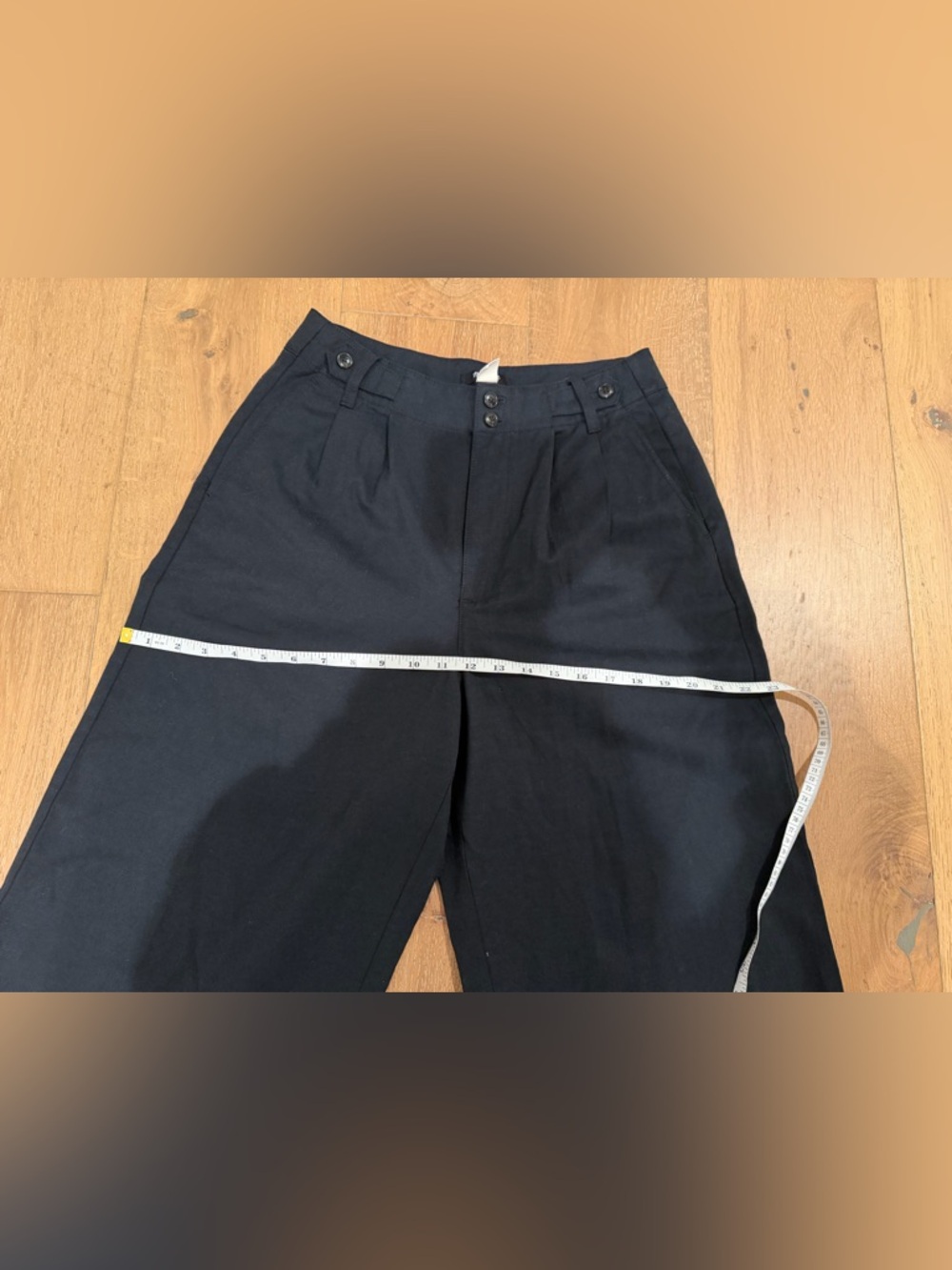 Madewell The Harlow Black Wide-Leg Pants - size 4 - Picture 7 of 10